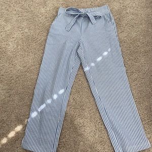 Blue and white beach pant